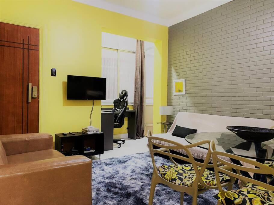 Incrivel Apartamento Na Avenida Atlantica ริโอเดจาเนโร ภายนอก รูปภาพ