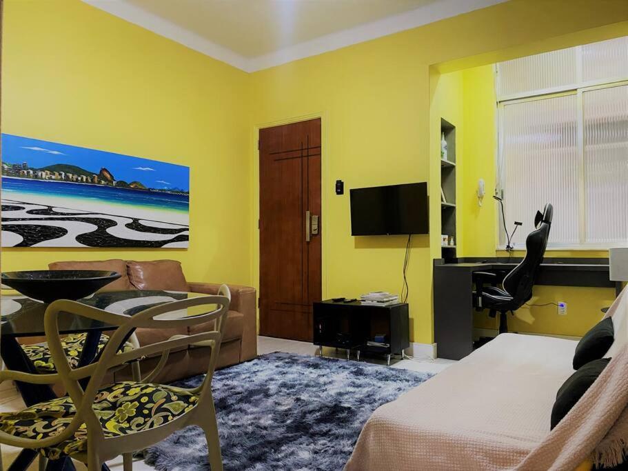 Incrivel Apartamento Na Avenida Atlantica ริโอเดจาเนโร ภายนอก รูปภาพ